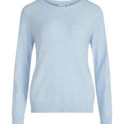 VILA dame strik VIRIL - Kentucky Blue MELANGE