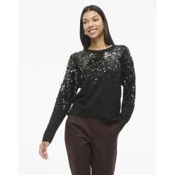 Vila dame strik VISIQUIN - Black Beauty