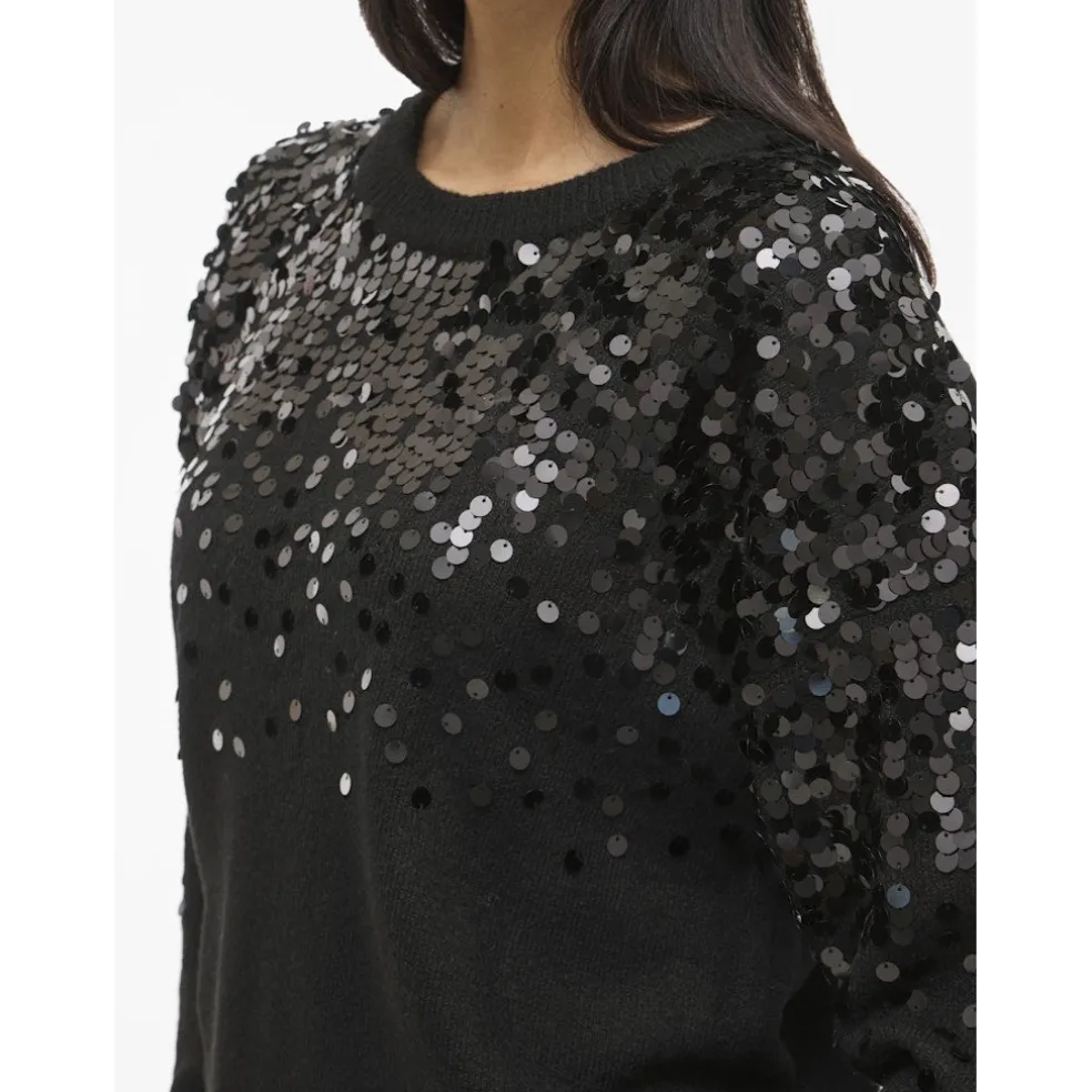 Vila dame strik VISIQUIN - Black Beauty