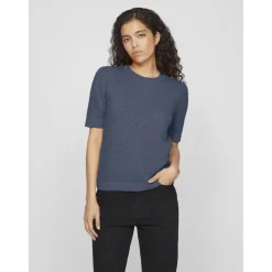 Vila dame top VIDALO - Vintage Indigo