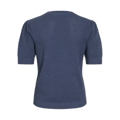 Vila dame top VIDALO - Vintage Indigo