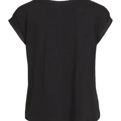VILA dame top VIELLETTE - Black