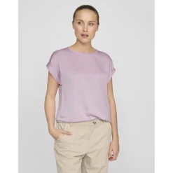 VILA dame top VIELLETTE - Winsome Orchid