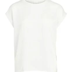 VILA dame top VIELLETTE - Snow white