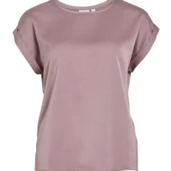 VILA dame top VIELLETTE - Toadstool