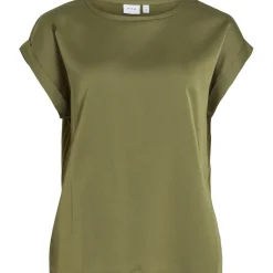 VILA dame top VIELLETTE - Capulet Olive