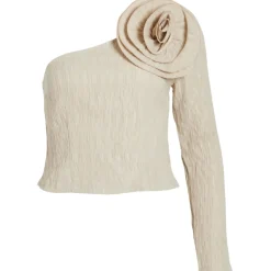 Vila dame top VIFLOWERY - Cement