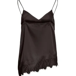 VILA Dame Top VILea - Coffee Bean