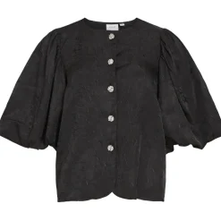 VILA Dame Top VIMABELL - Black