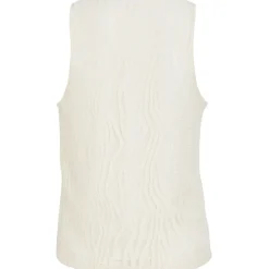 VILA dame top VIPERLA - Birch