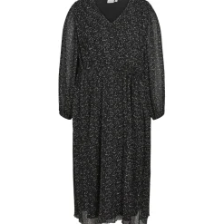 Vila kjole curve dame VIDALIANA - Black