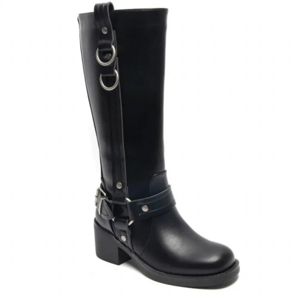 Yolene dame støvler 9639A - Black