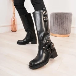 Yolene dame støvler 9639A - Black