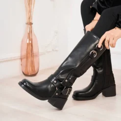 Yolene dame støvler 9639A - Black