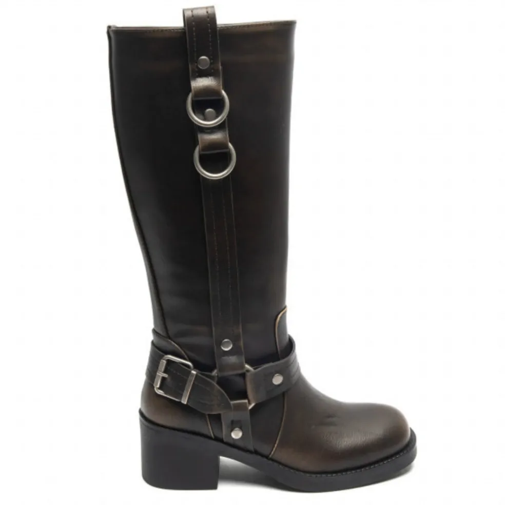 Yolene dame støvler 9639A - Bronze